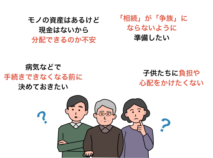 相続の準備でお困りではありませんか？