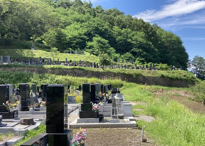 諏訪市営 大熊墓地 写真
