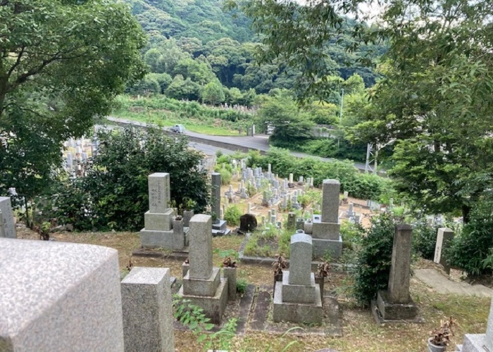 京都市清水山墓地 写真