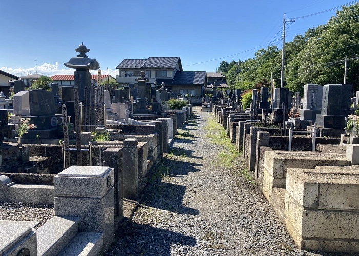 鹿沼市上野町墓地 写真