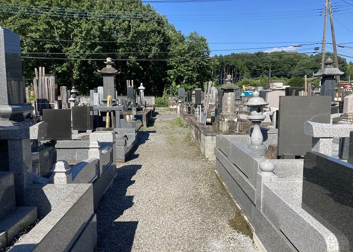 鹿沼市上野町墓地 写真