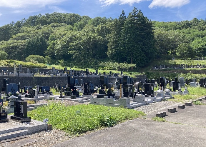 諏訪市営 大熊墓地 写真