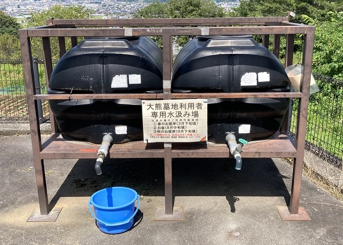 諏訪市営 大熊墓地 写真