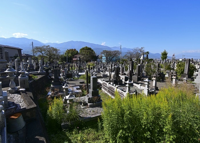 市川三郷町営 高田町墓地 写真