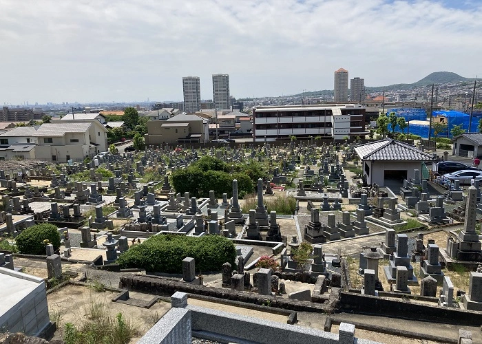 川面墓地 写真