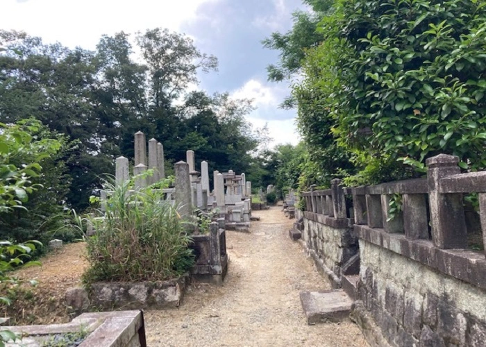 京都市清水山墓地 写真