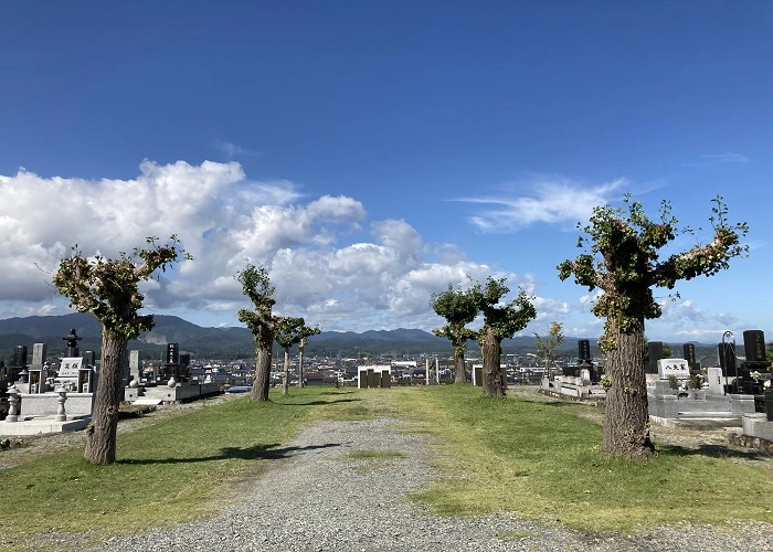 南相馬市 原町陣ヶ崎公園墓地 写真