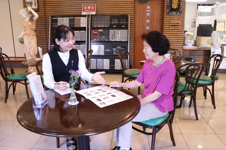 経験豊富なスタッフがご対応いたします 写真