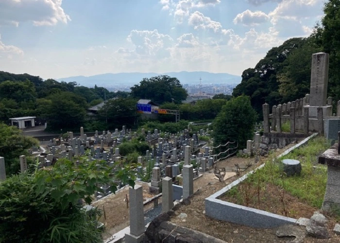 京都市清水山墓地 写真