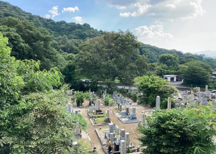 京都市清水山墓地 写真