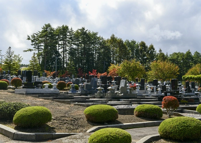 富士河口湖町営 小立公園墓地 写真