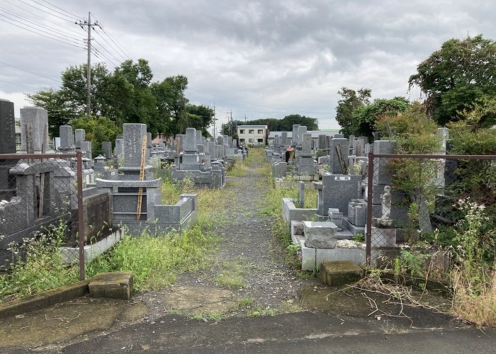 明野墓地 写真