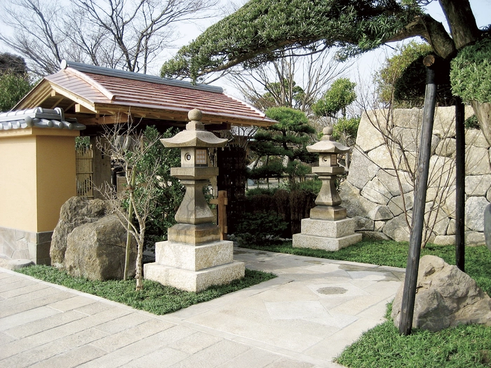 日本庭園陵墓 紅葉亭 写真