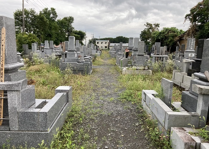 明野墓地 写真