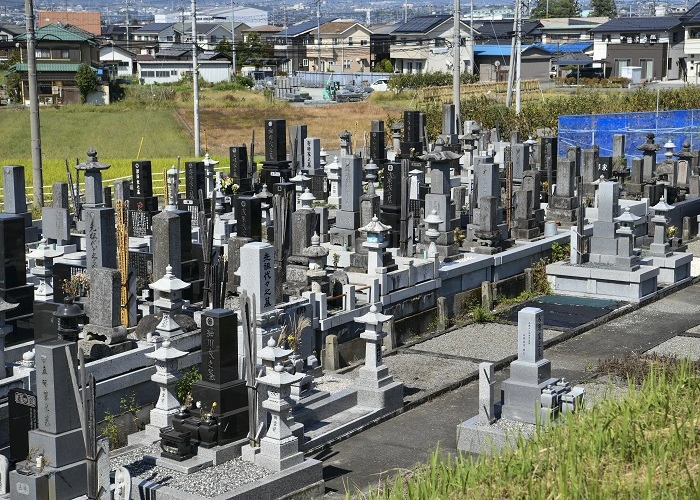 南アルプス市営 浅原共同墓地 写真