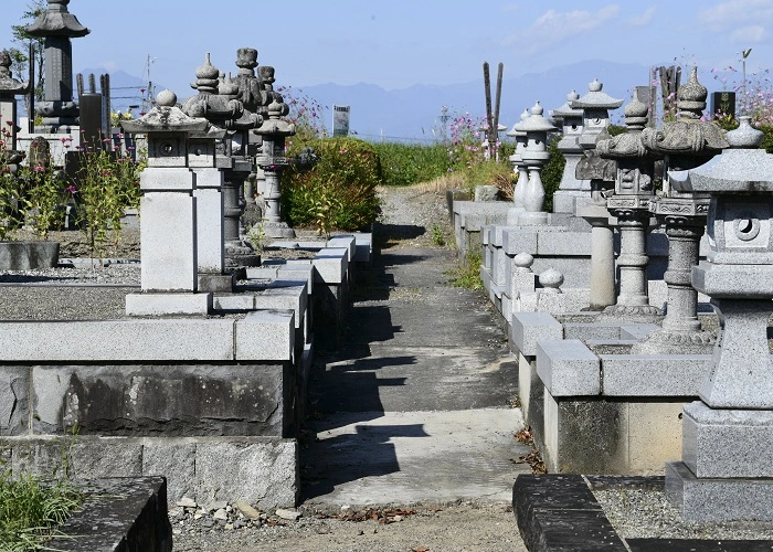 市川三郷町営 高田町墓地 写真