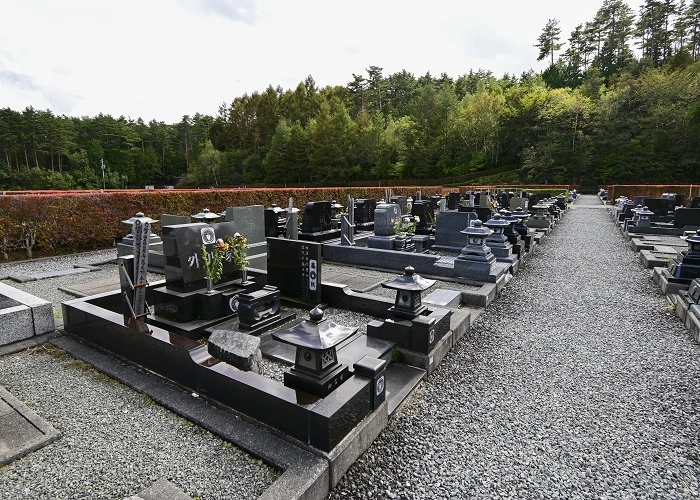 富士河口湖町営 船津公園墓地 写真