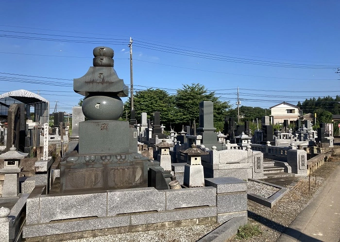 鹿沼市南上野町墓地 写真