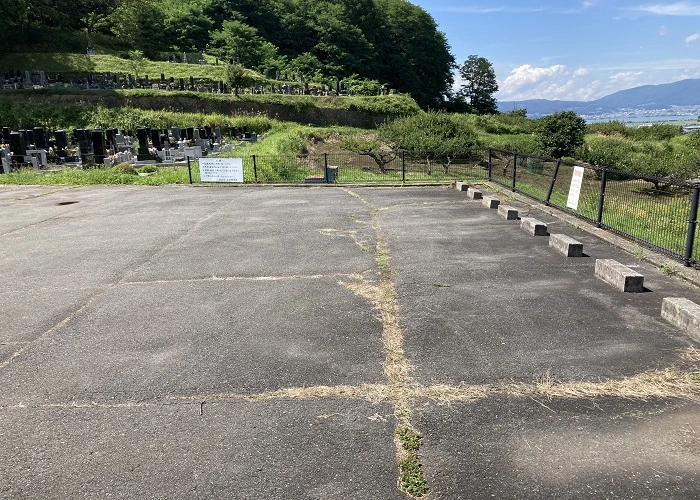 諏訪市営 大熊墓地 写真